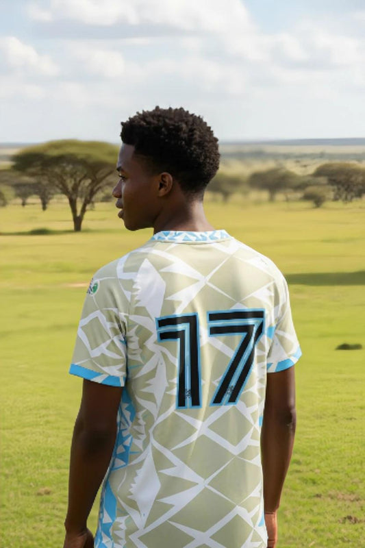 Botswana national football team jersey Men concept zado (Camisola Botswana)