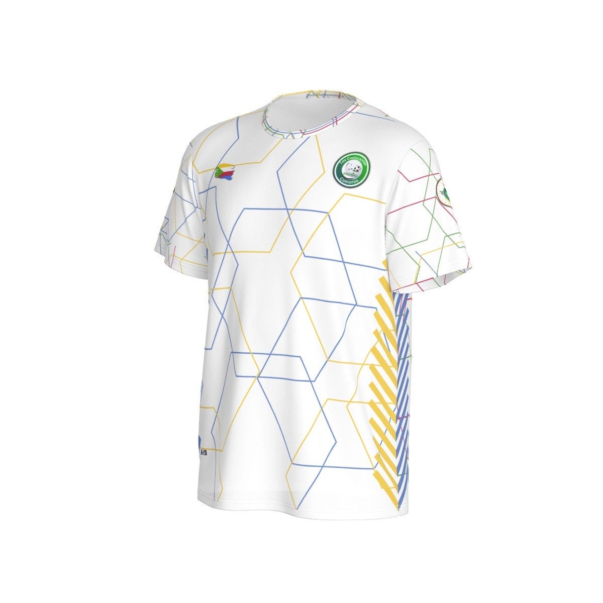 Comoros football jersey (Maillot Comores blanc)