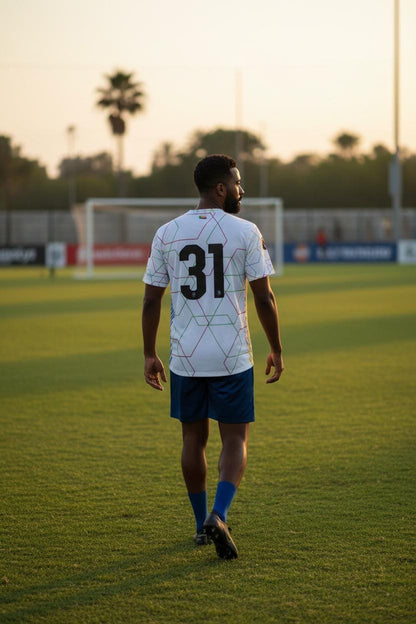 Comoros football jersey (Maillot Comores blanc)